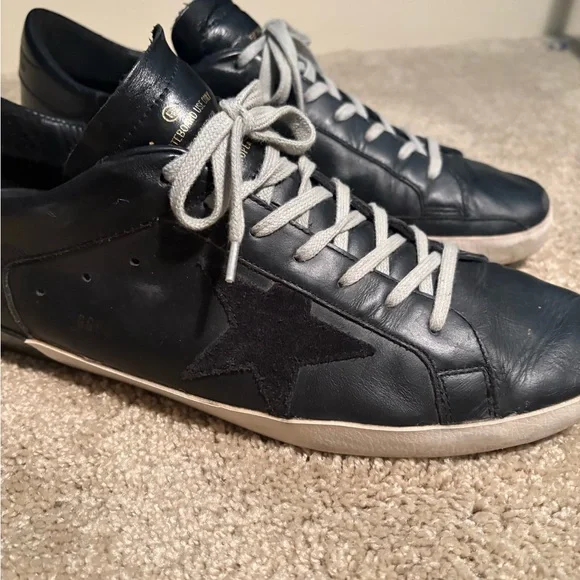 Men’s Golden Goose Black Sneakers size 11 1/2. - Picture 3 of 4